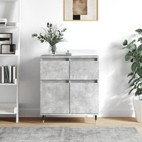 Sideboard, Kommode, Küchenschrank, Beistellschrank, Anrichte für Wohnzimmer Betongrau 60x35x70 cm Holzwerkstoff LLLA507509 Maisonchic von MAISONCHIC