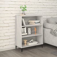 Sideboard, Kommode, Küchenschrank, Beistellschrank, Anrichte für Wohnzimmer Grau Sonoma 69,5x32,5x90 cm Holzwerkstoff LLLA429143 Maisonchic von MAISONCHIC