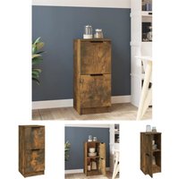 Maisonchic - Sideboard, Kommode, Küchenschrank, Beistellschrank, Anrichte für Wohnzimmer Räuchereiche 30x30x70 cm Holzwerkstoff LLLA175578 von MAISONCHIC