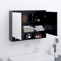 Spiegelschrank fürs Bad,Bad Hängeschrank,Wandschrank 80x15x60 cm mdf Anthrazit CCA229906 Maisonchic von MAISONCHIC
