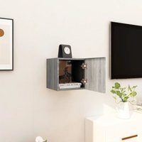Maisonchic - TV-Möbel,TV-Schrank,TV-Lowboard,TV-Wandschrank Grau Sonoma 30,5x30x30 cm 71427 von MAISONCHIC