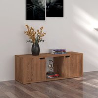 Maisonchic - TV-Möbel,TV-Schrank TV-Lowboard für Wohnzimmer TV-Hängeschrank Braun Eichen-Optik 88,5x27,5x30,5 cm Holzwerkstoff 27224 von MAISONCHIC