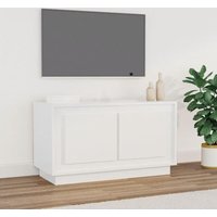 Maisonchic - TV-Schrank, TV-Lowboard, tv Möbel, Fernsehschrank Moderner Stil Hochglanz-Weiß 80x35x45 cm Holzwerkstoff NMKS87085 von MAISONCHIC