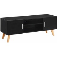 Bonnevie - Moderne TV-Möbel, TV-Lowboard TV-Schrank für das Wohnzimmer Schwarz 120×40×46 cm mdf -FV37262 von BONNEVIE