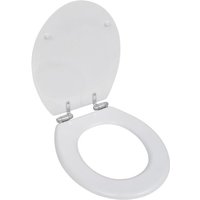 Maisonchic - WC-Sitz Toilettensitz,Klobrille mdf Deckel mit Absenkautomatik Design Weiß FSW18898 von MAISONCHIC