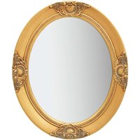Maisonchic - Wandspiegel Spiegel Badzimmer Spiegel im Barock-Stil 50 x 60 cm Golden BNTED908214 von MAISONCHIC