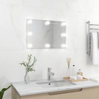 Wandspiegel Spiegel Badzimmer Spiegel mit LED-Beleuchtung Rechteckig Glas BNTED736752 Maisonchic von MAISONCHIC