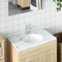 Waschbecken, Waschtisch, Handwaschbecken Weiß 33x29x16,5 cm Oval Keramik LLOAQ729381 Maisonchic von MAISONCHIC