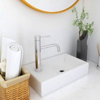 Maisonchic - Waschbecken,Handwaschbecken,Waschtisch 400x220x90 mm smc Weiß JDVN807361 von MAISONCHIC