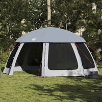 Maisonchic - vidaXL Poolzelt mit abnehmbarem Überzelt Netzwänden Grau 510x510cm von MAISONCHIC