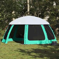 Maisonchic - vidaXL Poolzelt mit abnehmbarem Überzelt Netzwänden Meergrün 510x510cm von MAISONCHIC