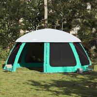 Maisonchic - vidaXL Poolzelt mit abnehmbarem Überzelt Netzwänden Meergrün 612x612cm von MAISONCHIC