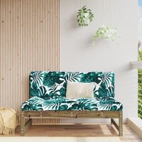 Maisonchic - Mittelsofa,Gartensofa, Loungesofa,Gartenbank 120x80 cm Kiefernholz Imprägniert VMEC106758 von MAISONCHIC