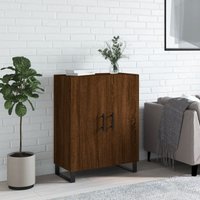 Sideboard, Kommode, Küchenschrank, Beistellschrank, Anrichte für Wohnzimmer Braun Eichen-Optik 69,5x34x90 cm Holzwerkstoff LLLA116868 Maisonchic von MAISONCHIC