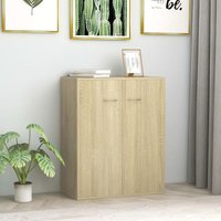 Maisonchic - Sideboard Kommode für Wohnzimmer Küche Sonoma-Eiche 60x30x75 cm Holzwerkstoff DE68457 von MAISONCHIC