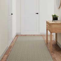 Maisonchic - Teppichläufer,Fußmatte,Wohnzimmer Teppiche,Bettvorleger Sisal-Optik Silbern 80x250 cm VESS144156 von MAISONCHIC