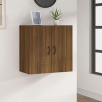 Maisonchic - Wandschrank,Wandhängeschrank,Badschrank,Küchenschrank Braun Eichen-Optik 60x31x60 cm Holzwerkstoff VMIEB56192 von MAISONCHIC