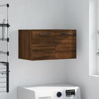 Maisonchic - Wandschrank,Wandhängeschrank,Badschrank,Küchenschrank Braun Eichen-Optik 60x36,5x35cm Holzwerkstoff VMIEB91815 von MAISONCHIC