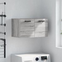 Maisonchic - Wandschrank,Wandhängeschrank,Badschrank,Küchenschrank Grau Sonoma 60x36,5x35 cm Holzwerkstoff VMIEB32589 von MAISONCHIC