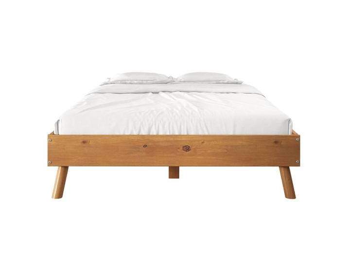 Futonbett mit konischen Beinen 140x200 cm, Eiche von MAISONS DU MONDE