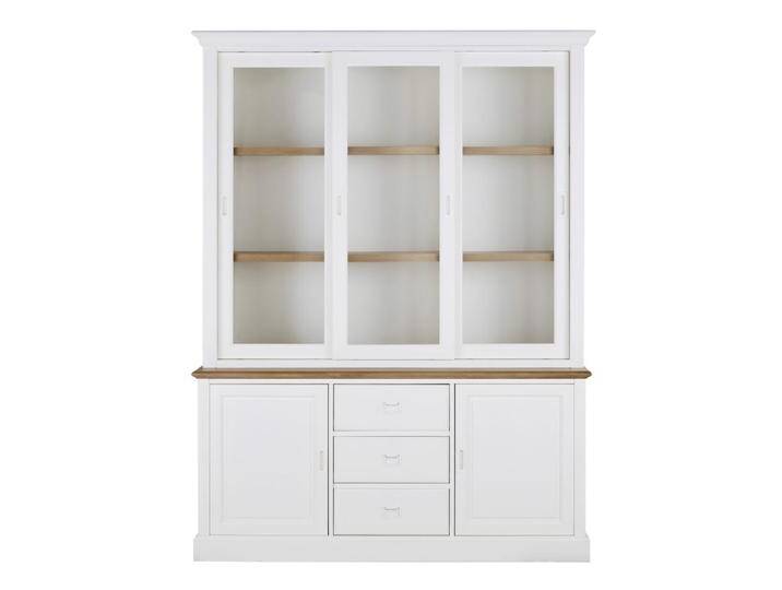 Geschirrschrank aus Paulownienholz mit 3 Türen, weiß von MAISONS-DU-MONDE