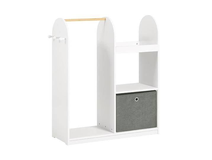 Kindergarderobe mit 3 Haken Kinderzimmer Holz Vliesstoff Weiß von MAISONS DU MONDE