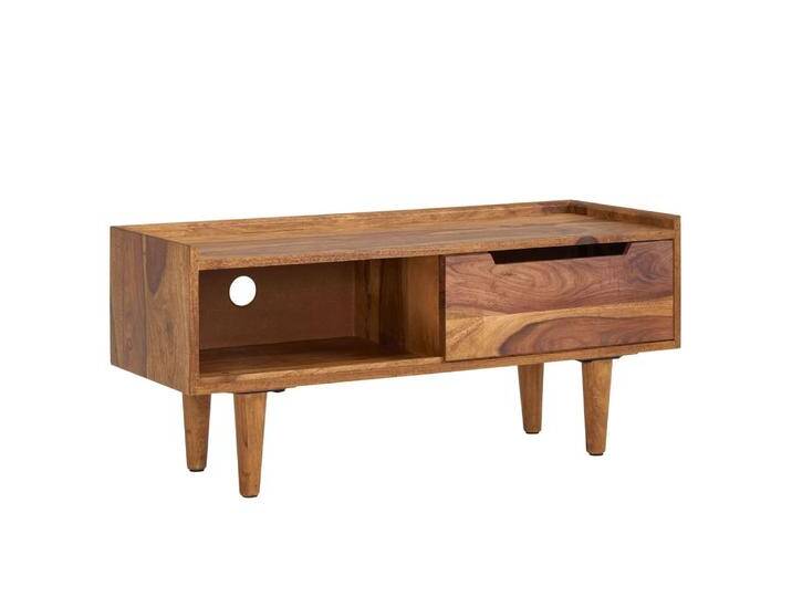 Lowboard mit Tür aus Sheesham Massivholz, Braun Lowboard mit Tür aus Sheesham Massivholz, Braun von MAISONS DU MONDE