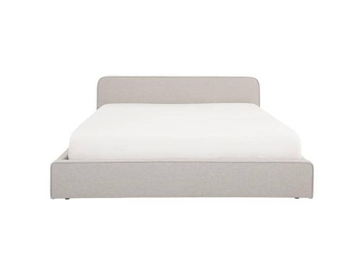 Polsterbett mit Lattenrost 140x200 cm, hellgrau von MAISONS DU MONDE