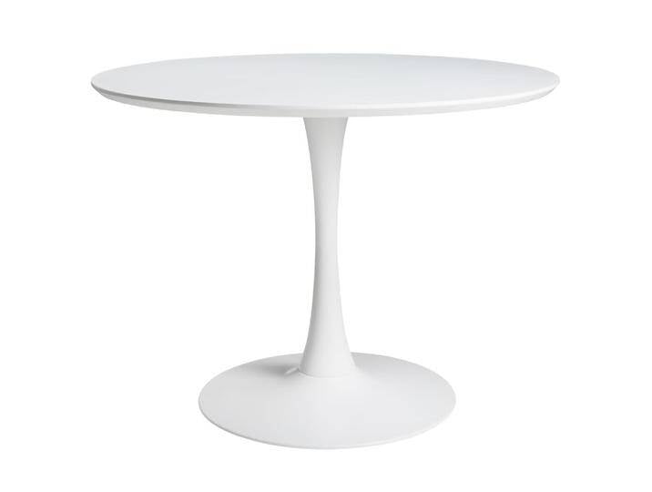 Runder Esstisch, weiß D.100cm von MAISONS-DU-MONDE