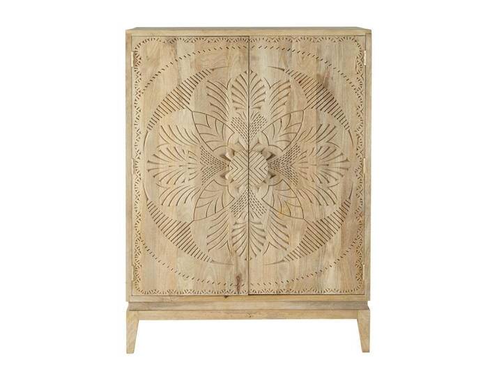 Schrank mit 2 Türen und Schnitzerei von MAISONS-DU-MONDE