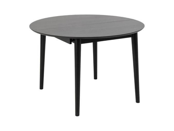 Schwartz Runder Esstisch mit Schmetterlingsauszug D115 Schwartz Runder Esstisch mit Schmetterlingsauszug D115 von MAISONS DU MONDE