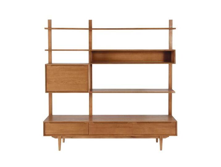 Vintage Regal/TV-Lowboard 3 Schubladen 1 Tür aus Eiche Vintage Regal/TV-Lowboard 3 Schubladen 1 Tür aus Eiche von MAISONS-DU-MONDE