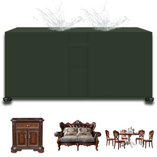 MAJIGC Abdeckung für Gartenmöbel für den Außenbereich, kältebeständig, 120 x 120 x 74 cm, wasserdicht, atmungsaktiv, Allwetter-Gartenmöbelabdeckung für Garten, Tische, Stühle, Terrassen und Sofas von MAJINGC