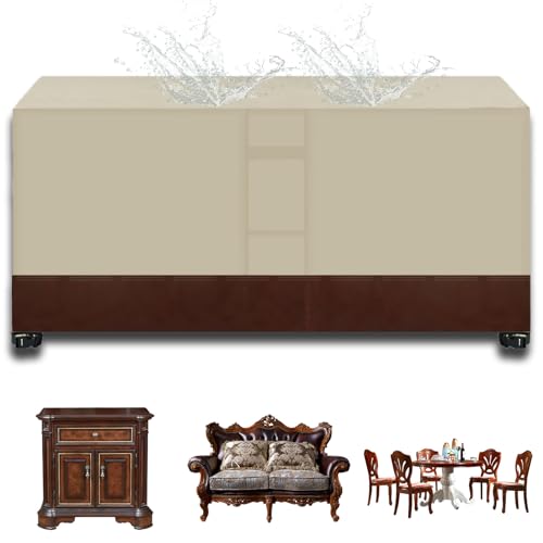 MAJIGC Abdeckung für Gartenmöbel für den Außenbereich, kältebeständig, 135 x 135 x 75 cm, wasserdicht, atmungsaktiv, Allwetter-Gartenmöbelabdeckung für Garten, Tische, Stühle, Terrassen und Sofas MAJIGC Abdeckung für Gartenmöbel für den Außenbereich, kältebeständig, 135 x 135 x 75 cm, wasserdicht, atmungsaktiv, Allwetter-Gartenmöbelabdeckung für Garten, Tische, Stühle, Terrassen und Sofas von MAJINGC