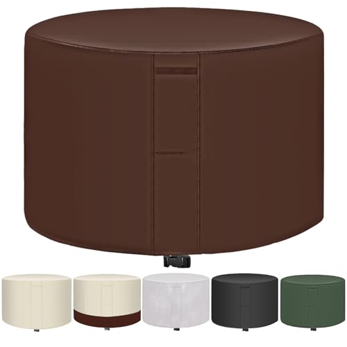 MAJINGC Gartenmöbel-Abdeckung, 270x270x90cm 620D Oxford-Gewebe, L-förmig Abdeckung für Gartenmöbel, Gartentisch-Abdeckung Kaffee von MAJINGC