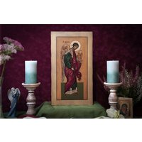 Ikone Erzengel Michael Handgemachte Ikone, Perfektes Geschenk, Religiöses Bild, Schöne Religiöse von MAJKworkshop