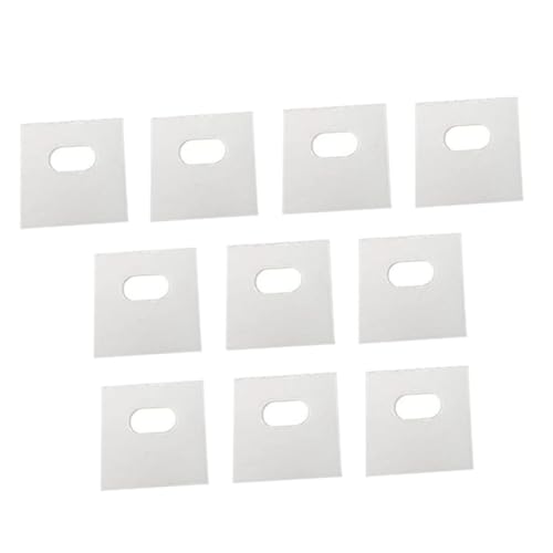 MAJORMENCH 10 Stück Teiliges Pom Reparatur Aufkleber für Jalousien Stark haftender Klebstoff Langlebige Reparatur Streifen für Beschädigte Lamellen Einfach Anzuwenden Transparent von MAJORMENCH