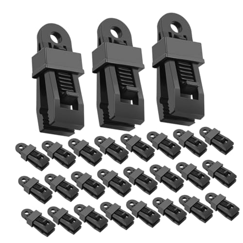 MAJORMENCH 30 Stück Teiliges Zeltclips mit umgekehrtem Haken Praktische Winddichte Planenhalter für Outdoor Camping Vielseitige Befestigungsklammern zum Verbinden von Seilen Robust und MAJORMENCH 30 Stück Teiliges Zeltclips mit umgekehrtem Haken Praktische Winddichte Planenhalter für Outdoor Camping Vielseitige Befestigungsklammern zum Verbinden von Seilen Robust und von MAJORMENCH