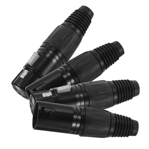 MAJORMENCH 4 Stück Stereo Mikrofonadapter Xlr Line Anschluss Mikrofon Stereo Adapter Mikrofon Audiokabel Anschlüsse Xlr Enden Mic Link Kabel Adapter MAJORMENCH 4 Stück Stereo Mikrofonadapter Xlr Line Anschluss Mikrofon Stereo Adapter Mikrofon Audiokabel Anschlüsse Xlr Enden Mic Link Kabel Adapter von MAJORMENCH