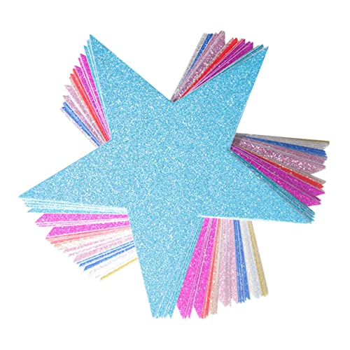 MAJORMENCH 80 Stück Teiliges Glitter Papierdeko Fünfzackige Sterne Bunte Geburtstagsdeko Kinderparty Fensterdeko Bastelpapier für Festliche Raumgestaltung MAJORMENCH 80 Stück Teiliges Glitter Papierdeko Fünfzackige Sterne Bunte Geburtstagsdeko Kinderparty Fensterdeko Bastelpapier für Festliche Raumgestaltung von MAJORMENCH
