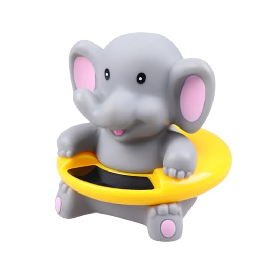 MAJORMENCH Elektronisches Badethermometer Cartoon Elefant Wasserspielzeug Schwimmendes Thermometer für Badewannen Pool Wasser Temperaturmessung Sicher und Einfach Zufällige von MAJORMENCH