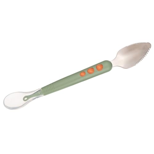 MAJORMENCH Fütterlöffel aus freiem Material Doppelseitiger Beikostlöffel zum Brei schaben Weicher Säuglingslöffel für Junge Mädchen Ergonomisch Langlebig und Sicher für Erste Mahlzeiten MAJORMENCH Fütterlöffel aus freiem Material Doppelseitiger Beikostlöffel zum Brei schaben Weicher Säuglingslöffel für Junge Mädchen Ergonomisch Langlebig und Sicher für Erste Mahlzeiten von MAJORMENCH