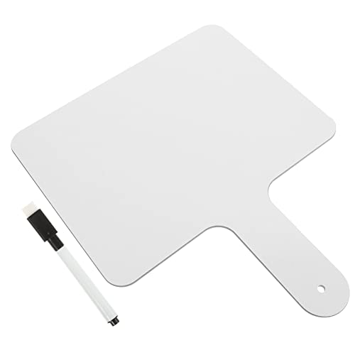 MAJORMENCH Handheld Whiteboard Doppelseitig Abwischbar Schreibtafel mit Marker Teiliges Paddle Board für Unterricht Voting Spiele Büro Zuhause MAJORMENCH Handheld Whiteboard Doppelseitig Abwischbar Schreibtafel mit Marker Teiliges Paddle Board für Unterricht Voting Spiele Büro Zuhause von MAJORMENCH