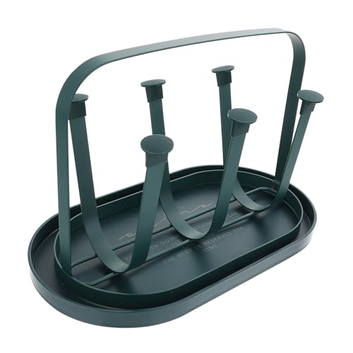 MAJORMENCH Kreativer Grüner Tischbecherhalter mit Abtropfablage Praktischer Becher Organizer zum Trocknen von Gläsern und Flaschen Platzsparendes Küchen und Restaurant Accessoire MAJORMENCH Kreativer Grüner Tischbecherhalter mit Abtropfablage Praktischer Becher Organizer zum Trocknen von Gläsern und Flaschen Platzsparendes Küchen und Restaurant Accessoire von MAJORMENCH