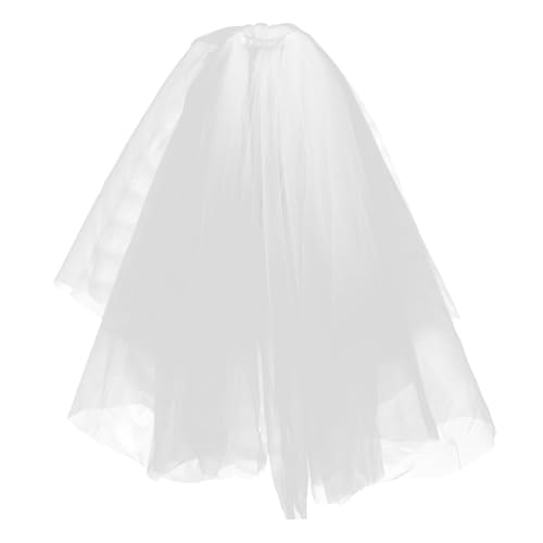 MAJORMENCH Romantischer Brautschleier Doppellagig mit Kamm Eleganter Hochzeitsschleier aus Stabilem Material Stilvolles Haarschmuck accessoire für Bräute Geeignet für Hochzeiten MAJORMENCH Romantischer Brautschleier Doppellagig mit Kamm Eleganter Hochzeitsschleier aus Stabilem Material Stilvolles Haarschmuck accessoire für Bräute Geeignet für Hochzeiten von MAJORMENCH