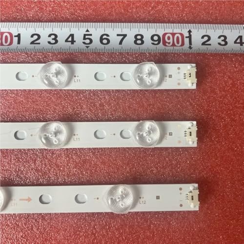 MAKAZHZZRM LED Streifen 12LED Fit for Toshiba 50UL2063DB 50U2963DB 50UL2863DB 50UK3163DB 50UL3B63DG 50UL2063 50U2963 50UL2863 50UK3163 50UL3B63 DB(3pcs Set for 1 TV) von MAKAZHZZRM