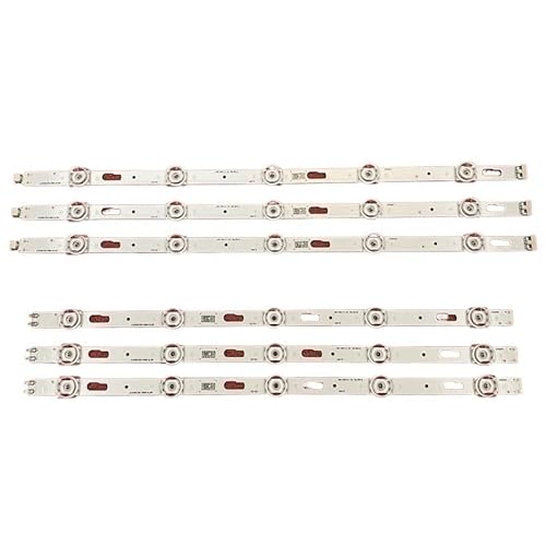 MAKAZHZZRM Led-hintergrundbeleuchtung Streifen Fit for Samsung UE43TU7172U UE43TU7125K GU43TU8079U UE43TU8000K UE43TU8005K UE43TU8072U(Kit 6pcs for 1 TV) von MAKAZHZZRM
