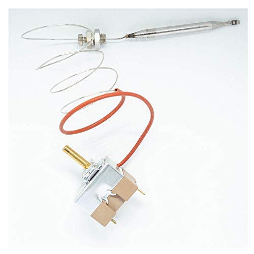 Campini TY 95 50-190 Thermostat für Fritteuse Original Fritteuse Thermostat mit Montagen-Mutter von MAKEL