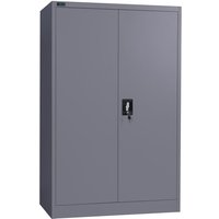 Makika - Aktenschrank / Büroschrank abschließbar 140x90x40cm in Anthrazit von MAKIKA