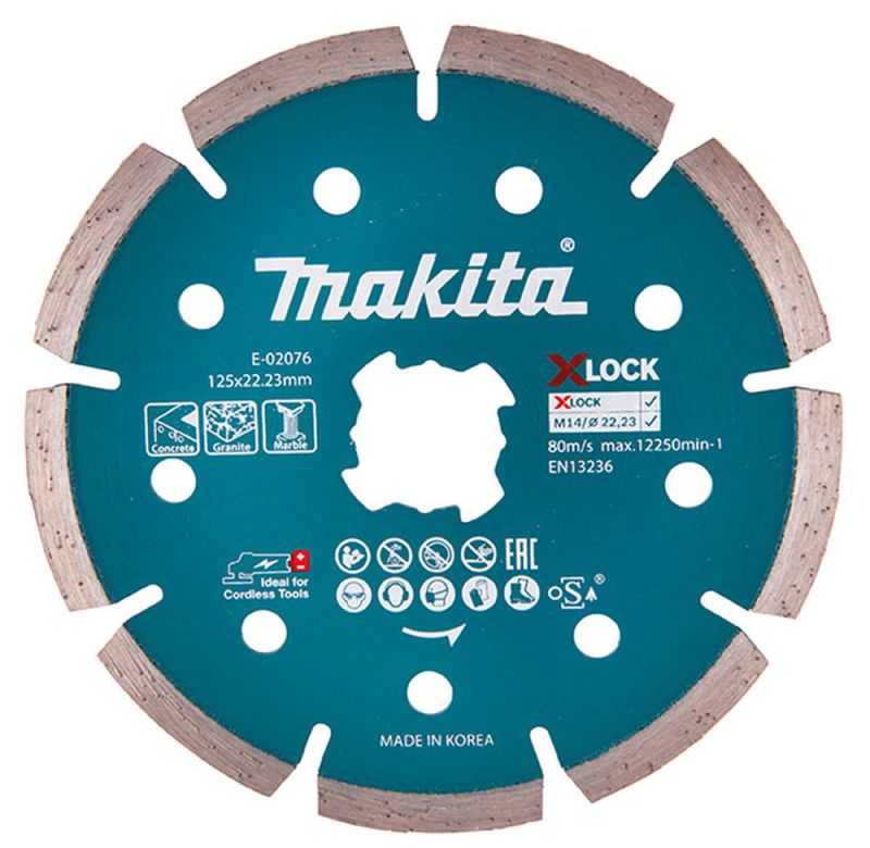 MAKITA Diamantsch. 125mm X-Lock Beton (E-02076) von MAKITA-Zubehör